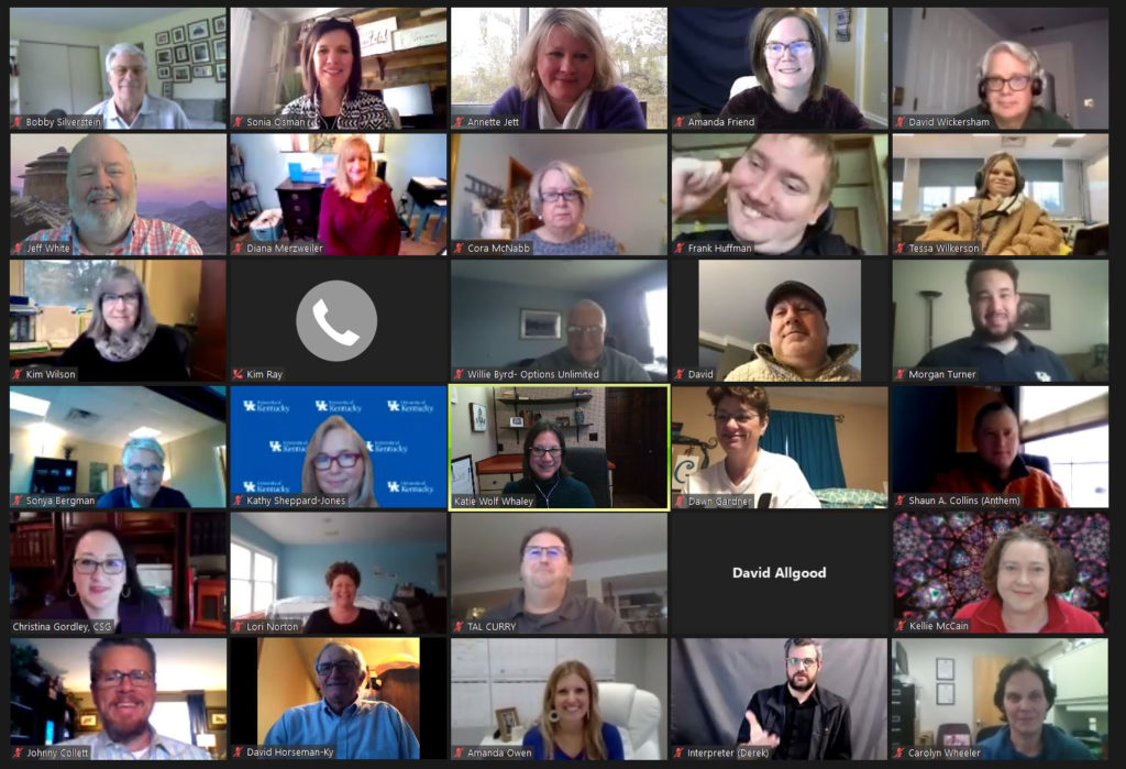 council members meeting via Zoom